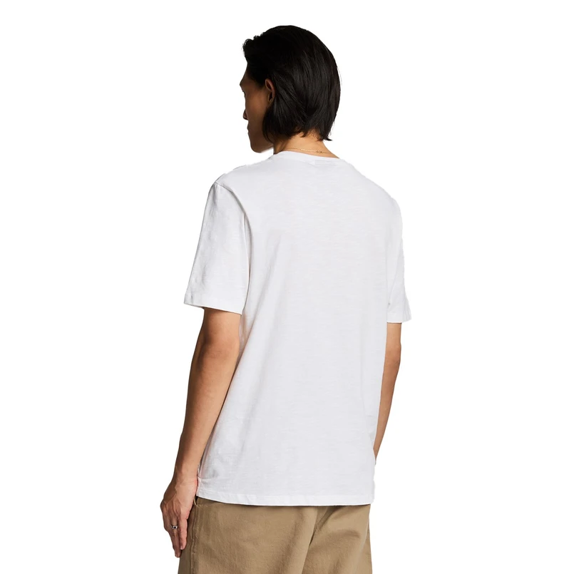 Lyle & Scott Heren T-shirt Ts1804v.626 Wit