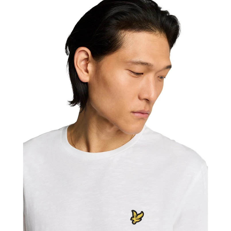 Lyle & Scott Heren T-shirt Ts1804v.626 Wit