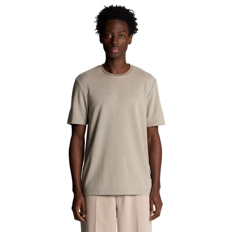 Lyle & Scott Heren T-shirt TS2267V.X824 Taupe