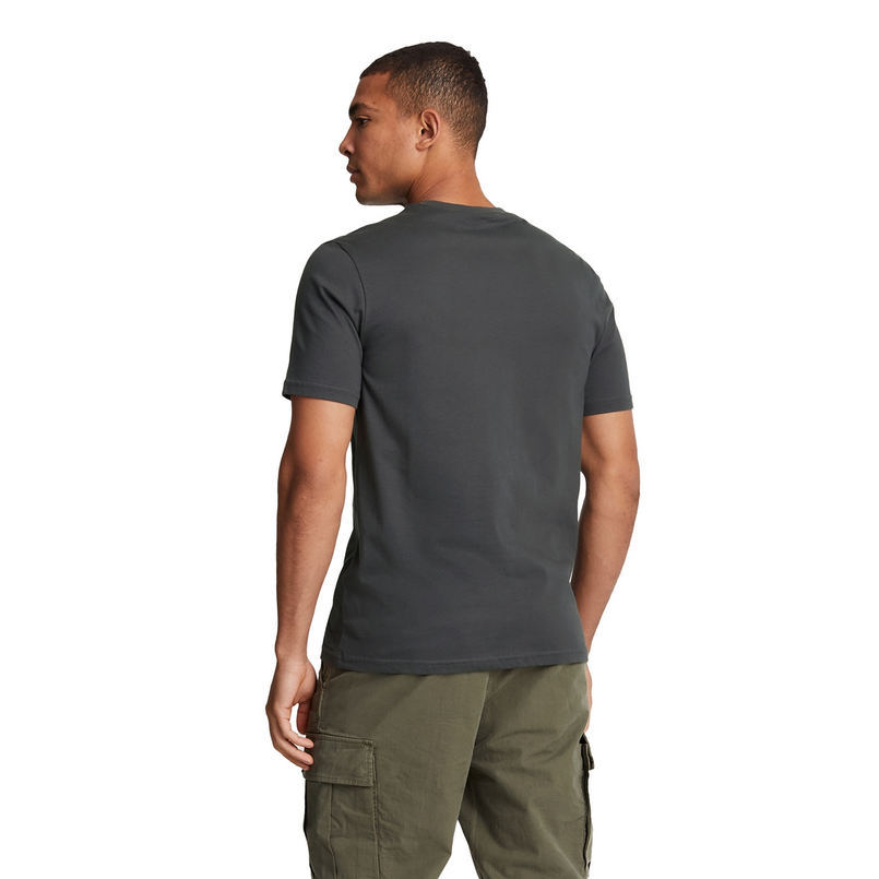 Lyle & Scott Heren T-shirt Ts400vog.w635 Antraciet