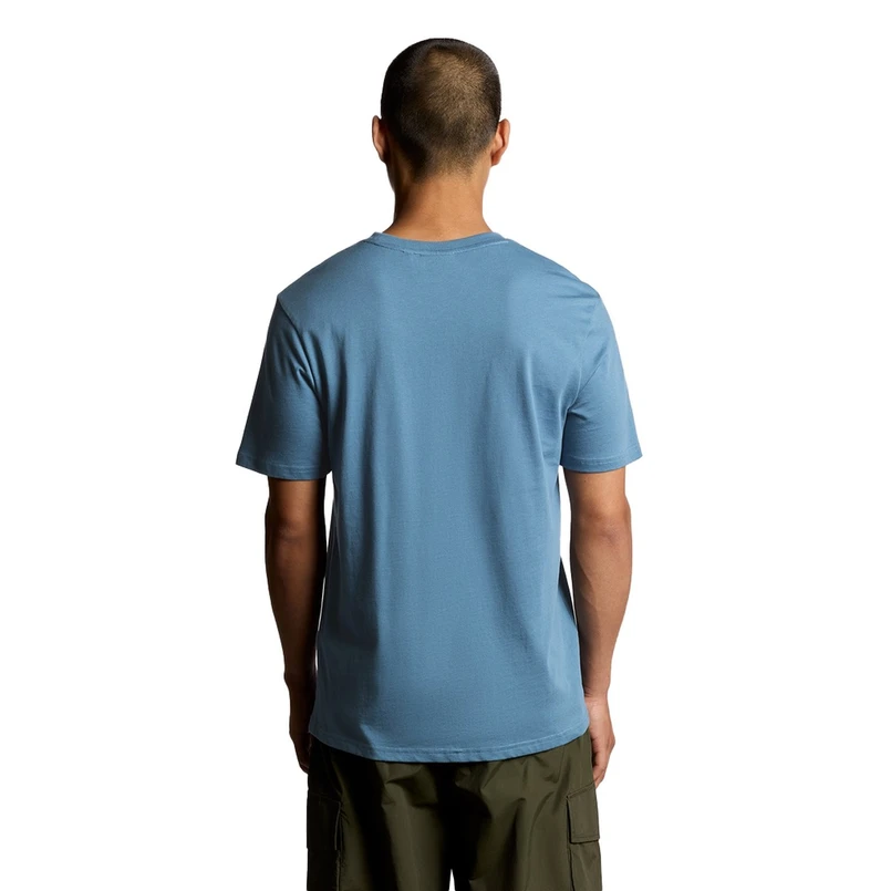 Lyle & Scott Heren T-shirt TS400VOG.X861 Midden blauw