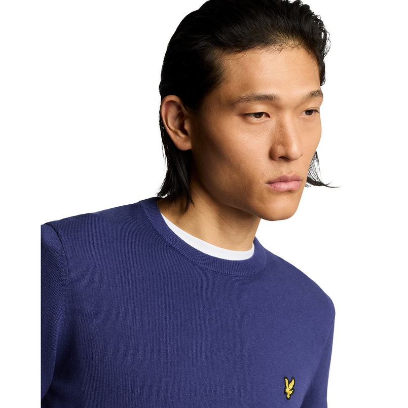 Lyle & Scott Heren Trui Kn2136v.x568 Blauw