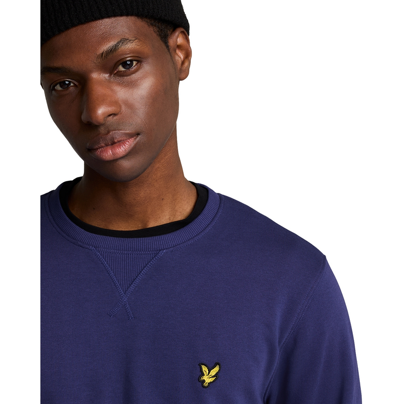Lyle & Scott Heren Trui Ml424vog.x568 Blauw