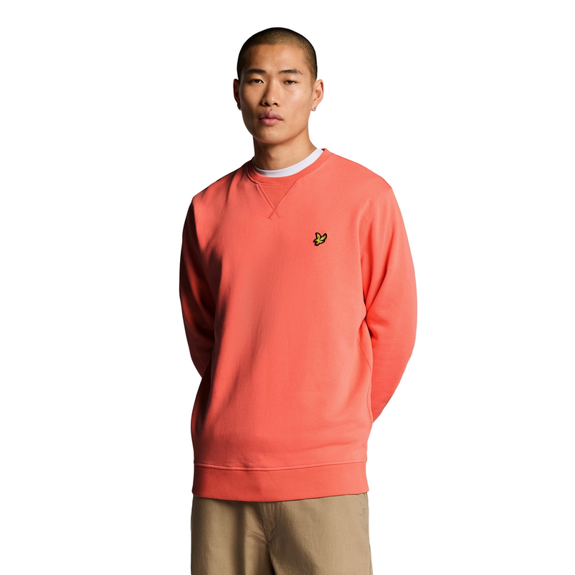 Lyle & Scott Heren Trui Ml424vog.x586 Koraal