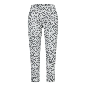 MAC Dames Broek 0434307500 Bruin dessin