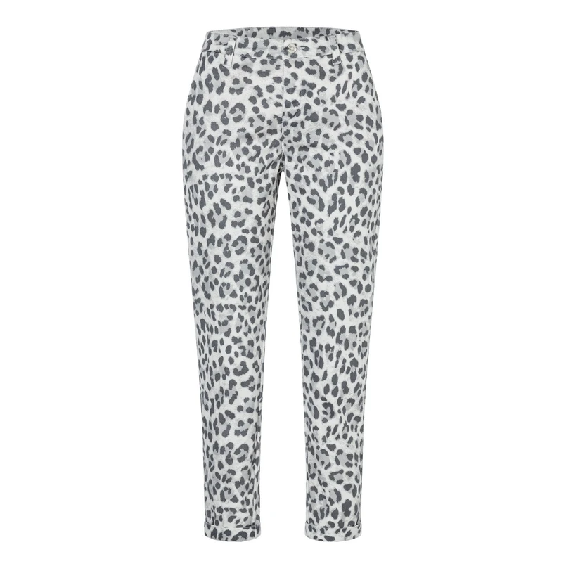 MAC Dames Broek 0434307500 Bruin dessin
