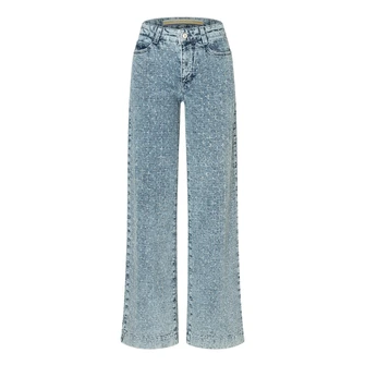 MAC Dames Jeans 036152529a Light blue denim