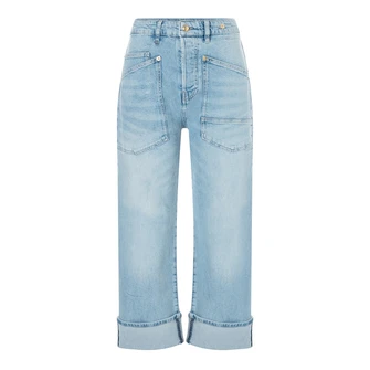 MAC Dames Jeans 0361l232190 Bleached blue denim
