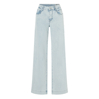 MAC Dames Jeans 0391523390 Bleached blue denim