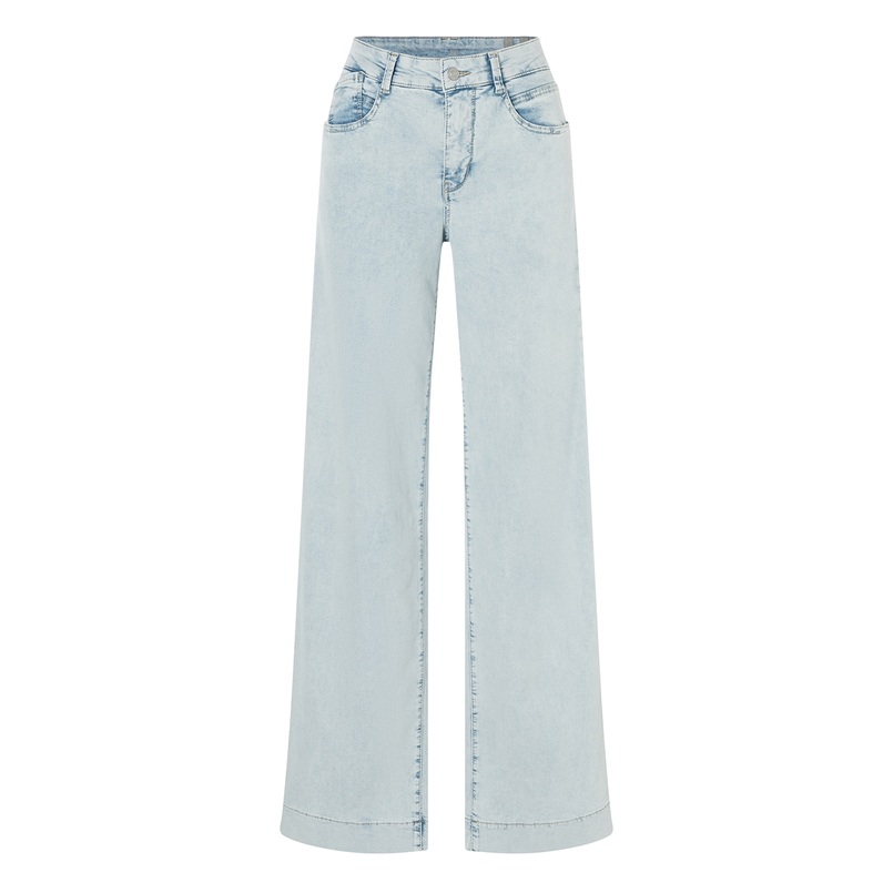 MAC Dames Jeans 0391523390 Bleached blue denim