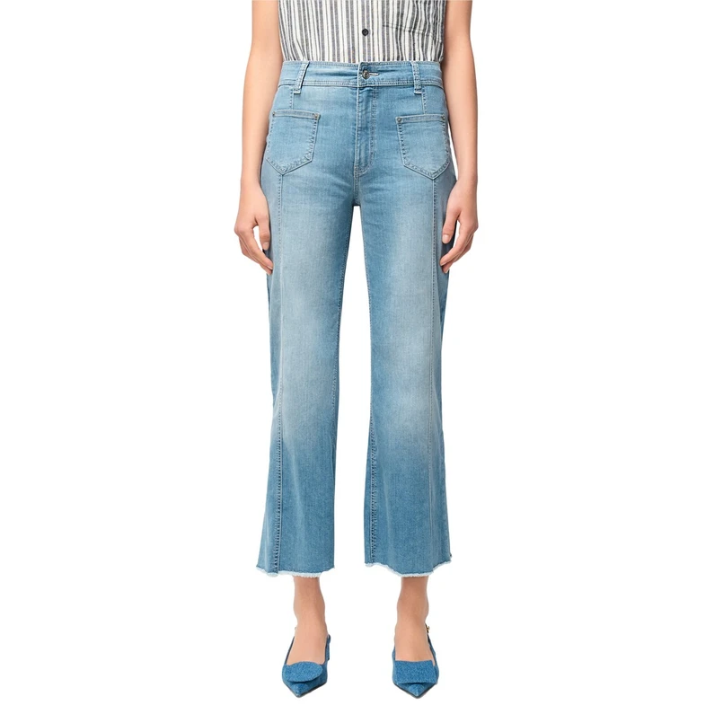 MAC Dames Jeans 0391l520290 Mid blue denim
