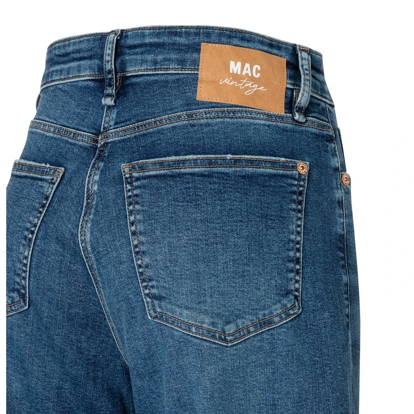 MAC Dames Jeans DAKOTA Dark blue denim