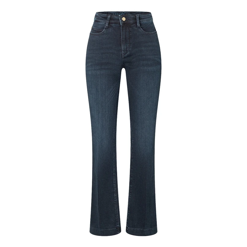 MAC Dames Jeans DREAM BOOT Dark blue denim