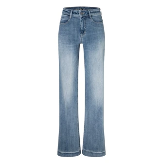 MAC Dames Jeans DREAM WIDE Mid blue denim