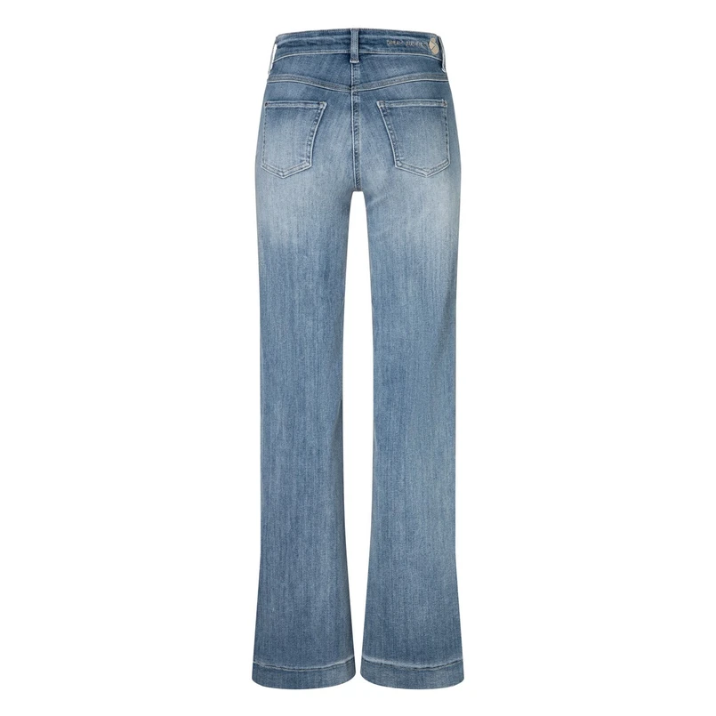 MAC Dames Jeans DREAM WIDE Mid blue denim