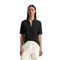 Marc O'Polo Dames Blouse 503205251183 Zwart
