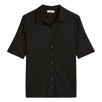 Marc O'Polo Dames Blouse 503205251183 Zwart