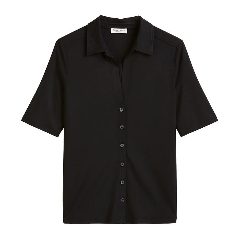 Marc O'Polo Dames Blouse 503205251183 Zwart