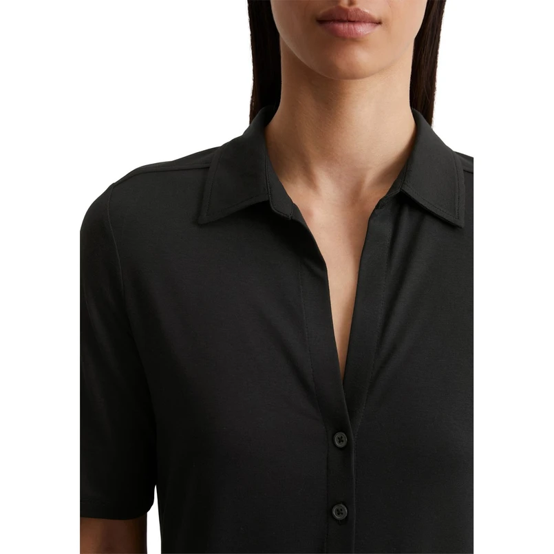 Marc O'Polo Dames Blouse 503205251183 Zwart