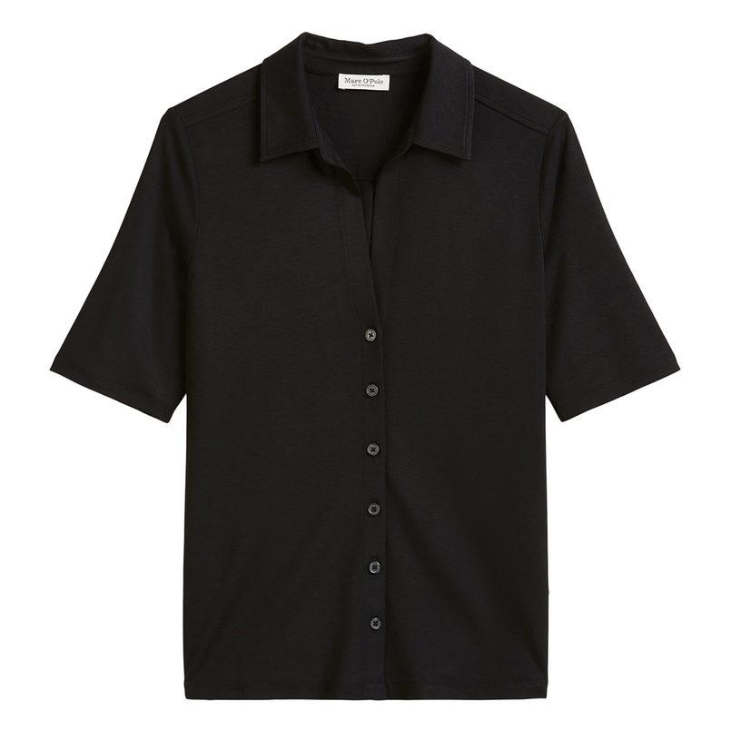 Marc O'Polo Dames Blouse 503205251183 Zwart