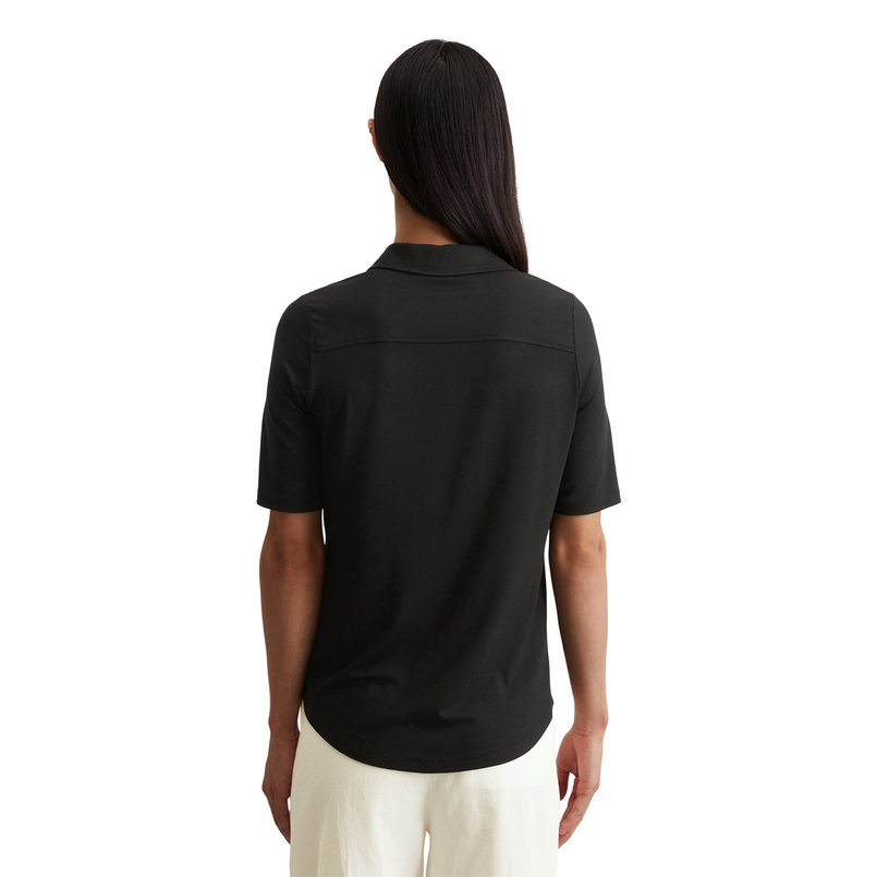Marc O'Polo Dames Blouse 503205251183 Zwart