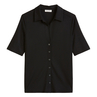 Marc O'Polo Dames Blouse 503205251183 Zwart