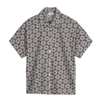 Marc O'Polo Dames Blouse 504206751197 Blauw dessin