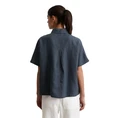 Marc O'Polo Dames Blouse M04113541019 Bleu