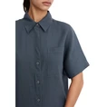 Marc O'Polo Dames Blouse M04113541019 Bleu