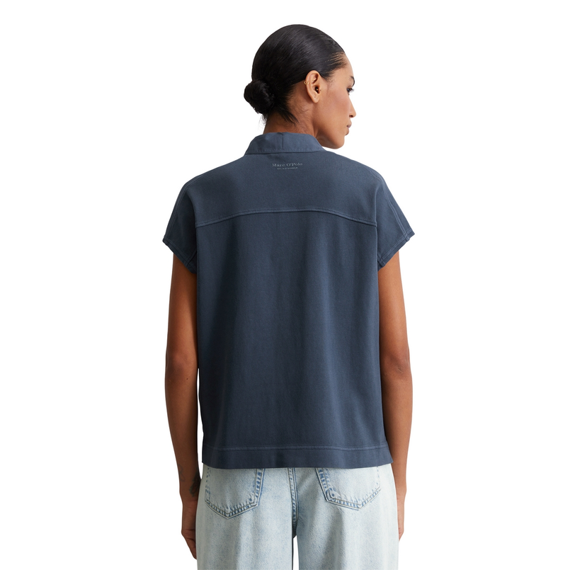 Marc O'Polo Dames Polo 516232153021 Bleu