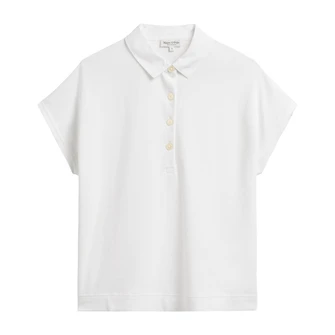Marc O'Polo Dames Polo 516232153021 Wit