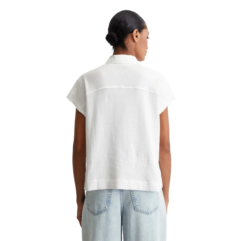 Marc O'Polo Dames Polo 516232153021 Wit