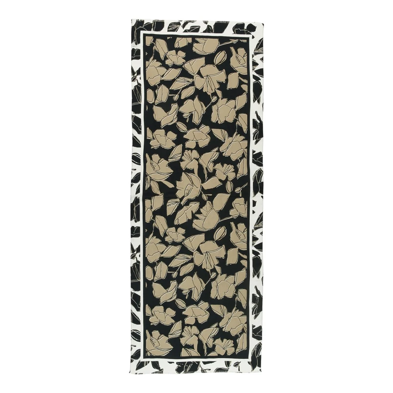 Marc O'Polo Dames Sjaal 503802502157 Zwart dessin