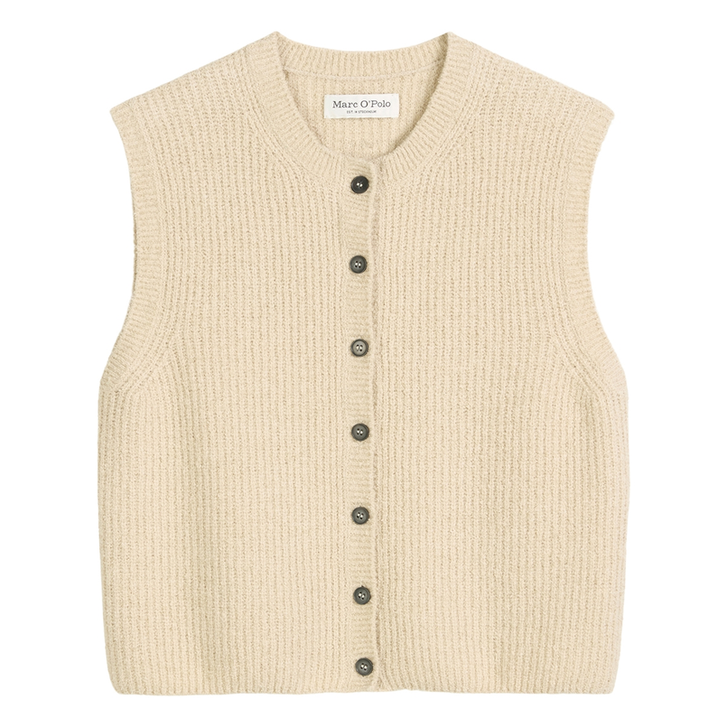 Marc O'Polo Dames Spencer M08605865013 NATUREL