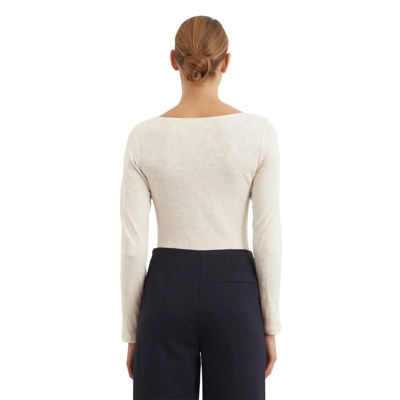 Marc O'Polo Dames Top 502226152199 Taupe