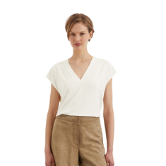 Marc O'Polo Dames Top 503205251087 Wit