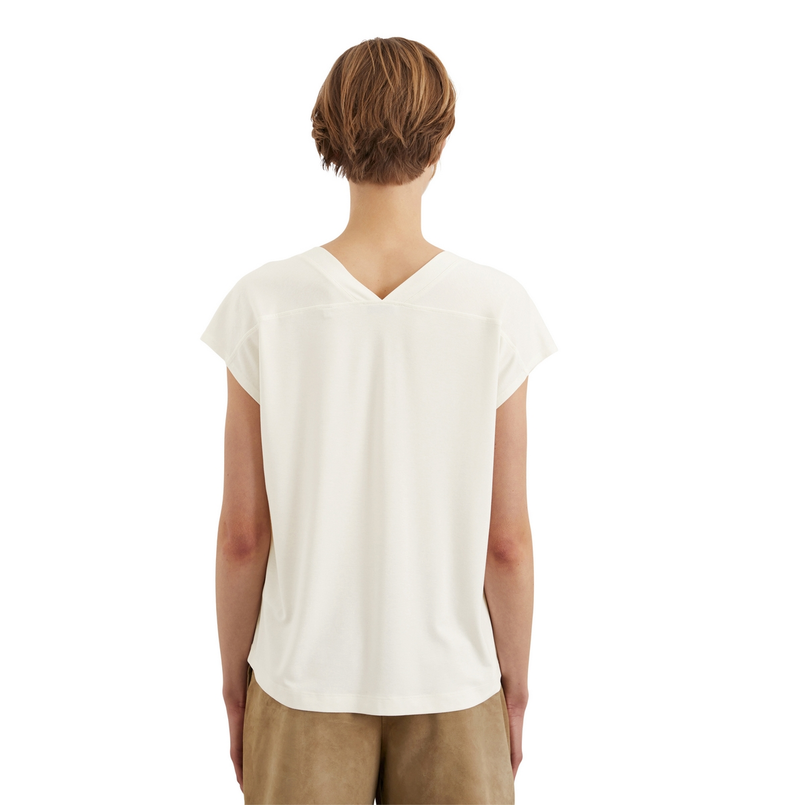 Marc O'Polo Dames Top 503205251087 Wit
