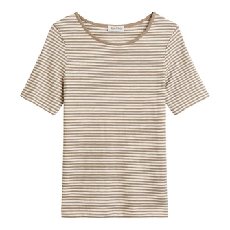 Marc O'Polo Dames Top 503219651101 Blauw dessin