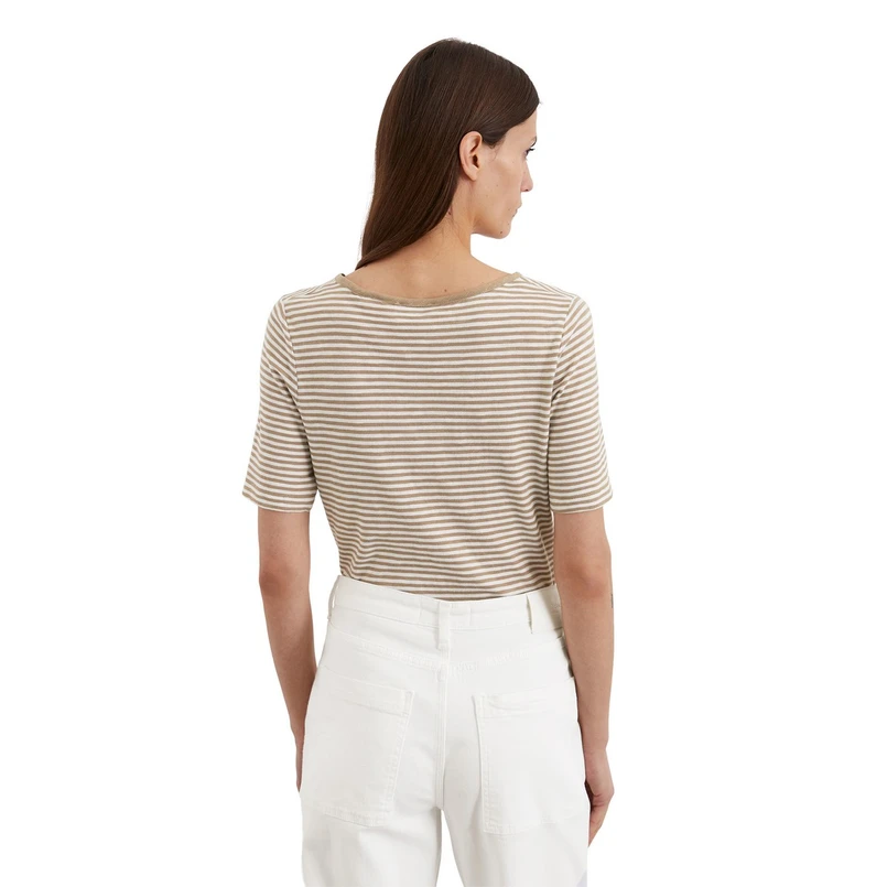 Marc O'Polo Dames Top 503219651101 Blauw dessin