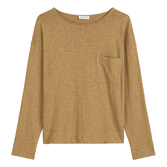 Marc O'Polo Dames Top 508226152171 Zand