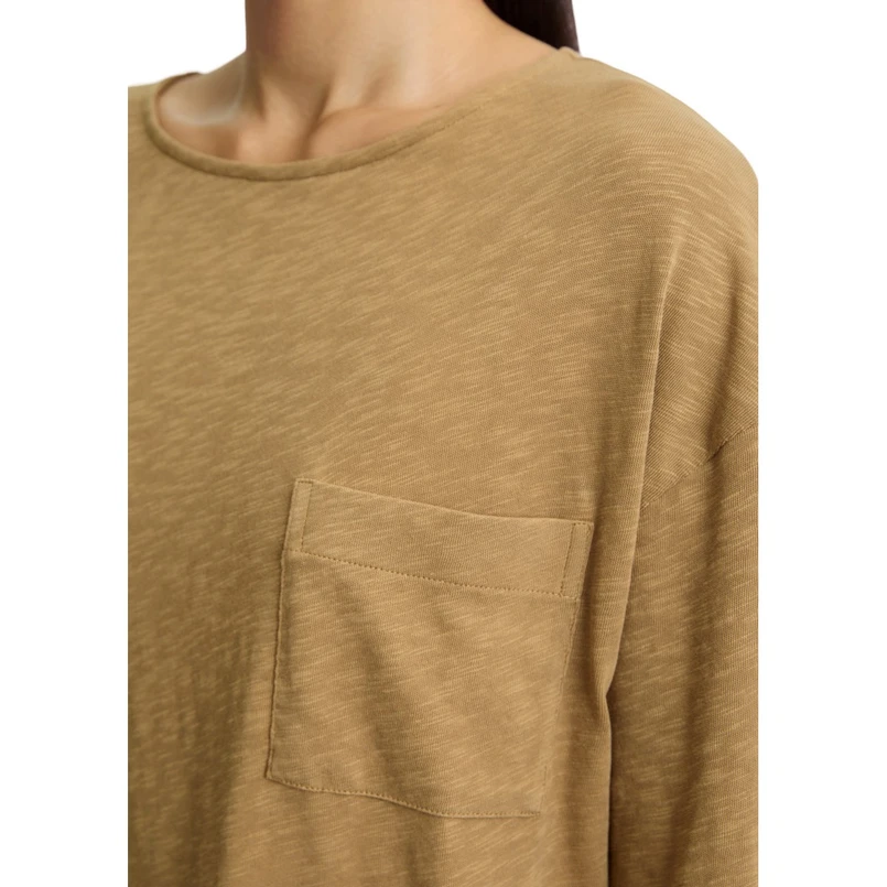 Marc O'Polo Dames Top 508226152171 Zand