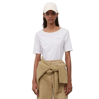 Marc O'Polo Dames Top B01218351003 Wit