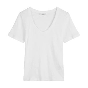 Marc O'Polo Dames Top M04226151289 Wit