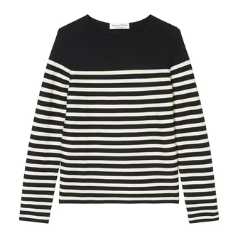 Marc O'Polo Dames Trui 502600660123 Paars dessin