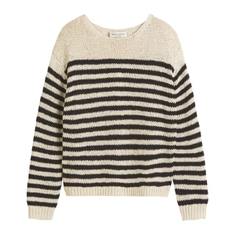 Marc O'Polo Dames Trui 503513660117 Blauw dessin