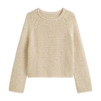 Marc O'Polo Dames Trui 503604460103 Ecru