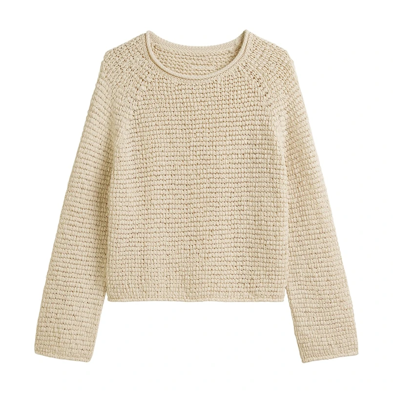 Marc O'Polo Dames Trui 503604460103 Ecru