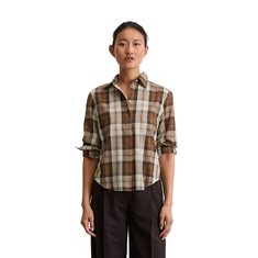 Marc O'Polo Dames Tuniek 508106242207 Midden bruin