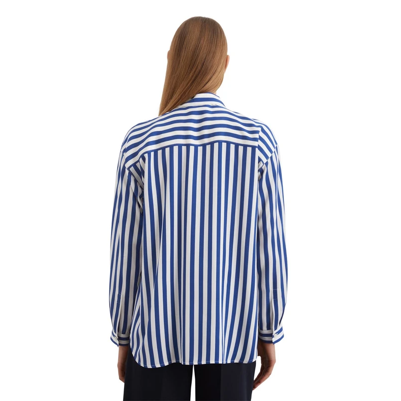 Marc O'Polo Dames Tuniek M02120842109 Bleu