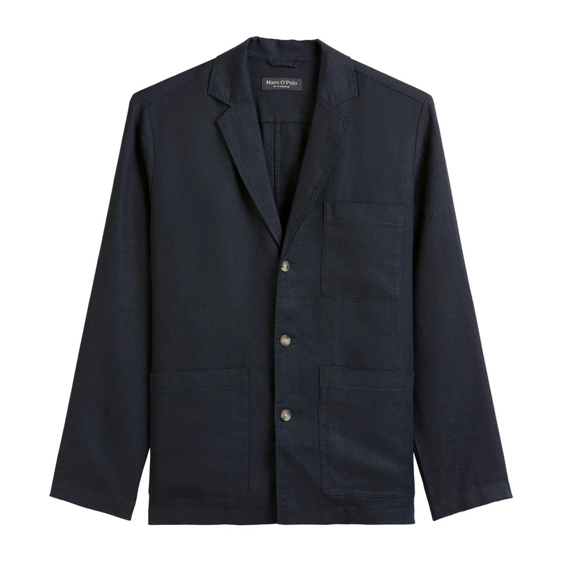 Marc O'Polo Heren Overhemd 524003974102 Navy